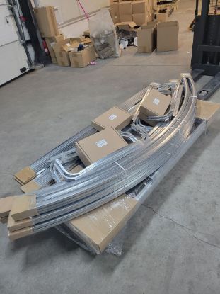 Attēls Modulārā metāla siltumnīca GAUDI 4 m platumā, 40x20 mm rāmis