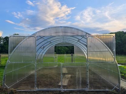 Attēls Modulārā metāla siltumnīca GAUDI 4 m platumā, 40x20 mm rāmis