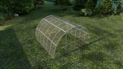 Attēls Modulārā metāla siltumnīca GAUDI 4 m platumā, 40x20 mm rāmis