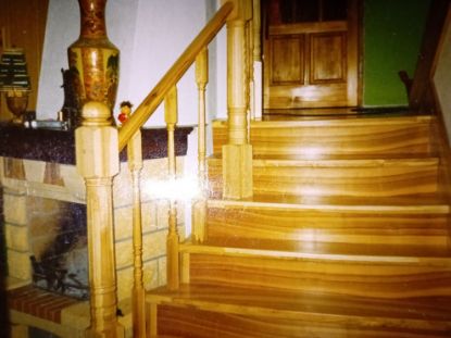 Attēls Individuālas koka kāpnes pēc pasūtījuma