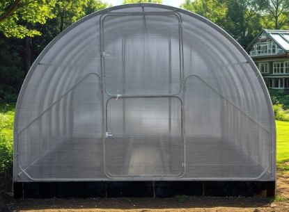 Attēls Metāla viengabala arkas siltumnīca GAUDI 3m platumā 25x20mm arkas